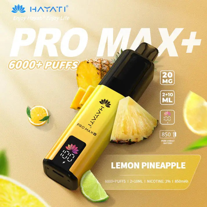 Hayati Pro Max 6000 Puffs Disposable Vape Pack of 10 - Vape wholesale supplies